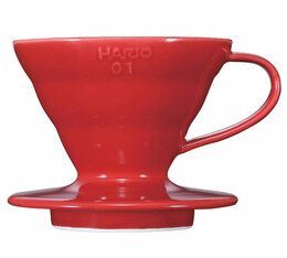Hario V60 2-cup Coffee Dripper VDC-01 in Red
