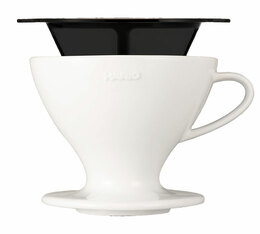 HARIO W60 Dripper With Filter PDC-02-W - 4 cups