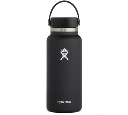 Bouteille isotherme Wide Mouth - Black 94 cl - Hydro Flask