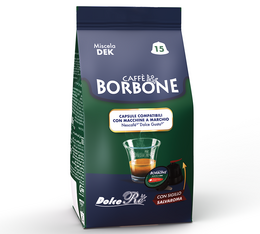 15 capsules Miscela Dek - Dolce Gusto® - CAFFE BORBONE