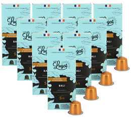 100 capsules compatibles Nespresso® Bali - CAFÉS LUGAT