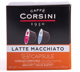 16 capsules Latte Macchiato - Dolce Gusto® - CAFFE CORSINI