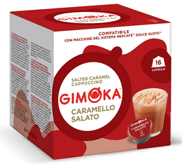 16 Capsules compatibles Nescafe® Dolce Gusto® Caramel salé - GIMOKA