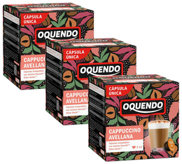 36 capsules Dolce Gusto compatibles - Cappuccino noisette - OQUENDO