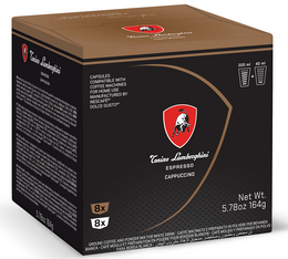 16 capsules Dolce Gusto® Cappuccino - TONINO LAMBORGHINI