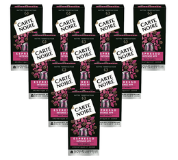 100 capsules compatibles Nespresso® - Espresso Intense n°9 - CARTE NOIRE