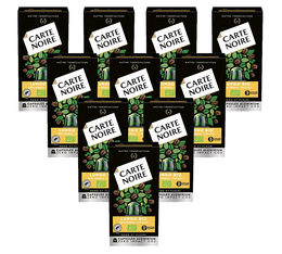 100 capsules compatibles Nespresso® - Espresso Lungo bio - CARTE NOIRE
