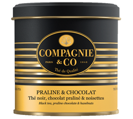 Thé noir Praline et chocolat - Boîte 100g - COMPAGNIE & CO