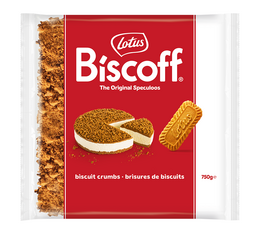 Brisure de biscuit spéculoos - Concassé sachet 750 g  - LOTUS BISCOFF