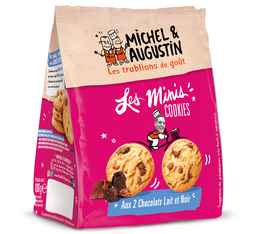 Mini Cookies 2 chocolats - Sachet 100 g - MICHEL & AUGUSTIN