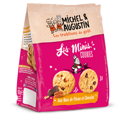 Mini Cookies noix de pécan chocolat - Sachet 100 g - MICHEL & AUGUSTIN