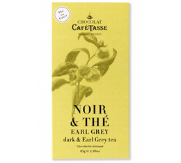 Tablette chocolat noir au thé Earl Grey 85g - Café Tasse