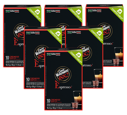 60 capsules Espresso Cremoso - Compatibles Nespresso® - CAFFE VERGNANO
