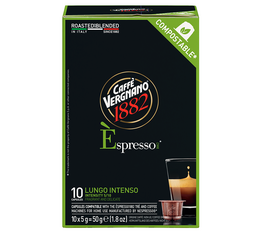 10 Capsules Lungo Intenso - compatibles Nespresso® - CAFFE VERGNANO