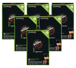 60 capsules Lungo Intenso - compatibles Nespresso® - CAFFE VERGNANO