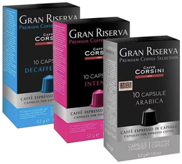 Pack découverte 30 Capsules compatibles Nespresso® - CAFFE CORSINI