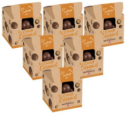 5x90g - Chocolat Napolitain - Crousti-Caramel - Boîte snacking - MONBANA 