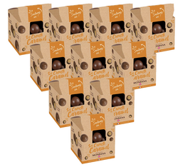 10x90g - Chocolat Napolitain - Crousti-Caramel - Boîte snacking - MONBANA