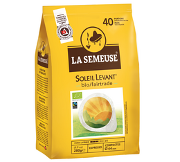 40 dosettes Bio ESE Café Expresso Soleil Levant Bio - LA SEMEUSE