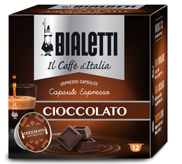 12 Capsules Mokespresso Café Chocolat (Cioccolato) - BIALETTI