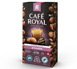 10 Capsules compatibles Nespresso® - Café Amande - Café Royal