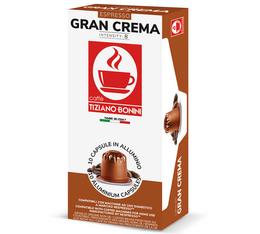 10 capsules Gran Crema - compatibles Nespresso® - BONINI