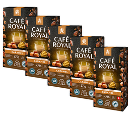 Pack 50 capsules café Caramel -  compatibles Nespresso® - Café Royal