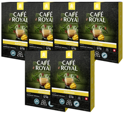 Pack 108 capsules Espresso compatibles Nespresso® - CAFE ROYAL