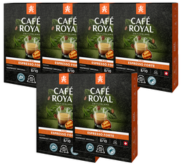 Pack 108 capsules Espresso Forte - compatible Nespresso® - CAFE ROYAL