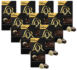 100 capsules compatibles Nespresso® Forza  - L'OR ESPRESSO