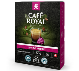 18 capsules Lungo Forte compatibles Nespresso® - CAFE ROYAL