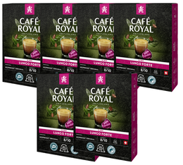 Pack 108 capsules Lungo Forte compatibles Nespresso® - CAFE ROYAL