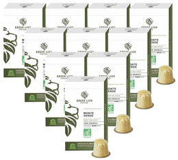 100 capsules compatibles Nespresso® Monte Verde - GREEN LION COFFEE