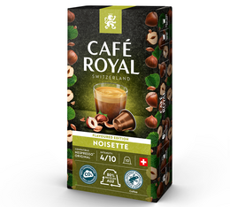 Café Royal 'Hazelnut' aluminium Nespresso® Compatible Capsules x10
