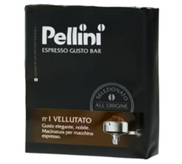 Pellini Espresso Gusto Bar 'n°1 Vellutato' ground coffee - 2x250g