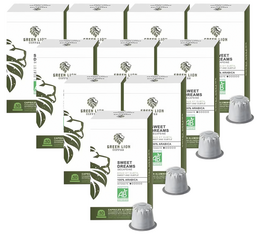 100 capsules compatibles Nespresso® Sweet dreams décaféiné - GREEN LION COFFEE