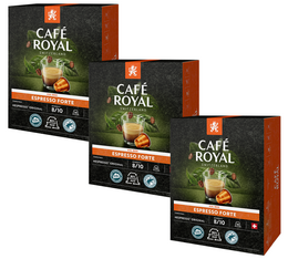 54 capsules Espresso Forte - Nespresso® compatible - CAFE ROYAL