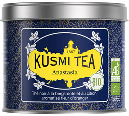 Thé noir Anastasia Bio - Boîte métal 100g - KUSMI TEA