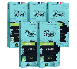 50 capsules compatibles Nespresso® L'Eden bio - CAFÉS LUGAT