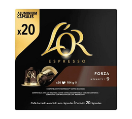 20 Capsules compatibles Nespresso® Forza- L'Or Espresso