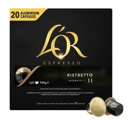 20 capsules compatibles Nespresso® Ristretto - L'OR ESPRESSO