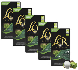 L'Or Organic Intense Bio compatibles Nespresso® - 5 x 10 capsules