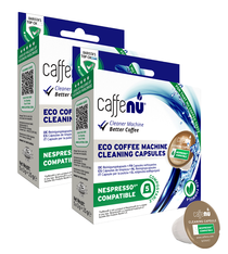 Capsules de nettoyage CAFFENU pour machine à café compatible Nespresso® - 2 x 5capsules