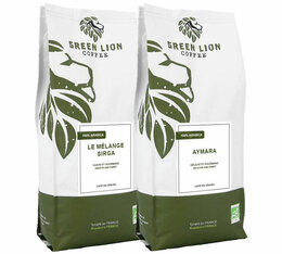Lot découverte Green Lion Coffee 2x1kg