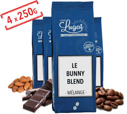 Café en grains : Le Bunny Blend - 1kg - Cafés Lugat