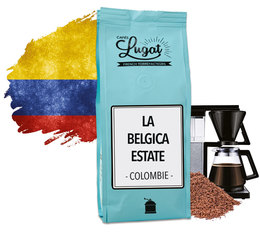 Café moulu pour cafetière filtre - Colombie Antioquia - Concordia - La Belgica estate - Caturra - 250gr