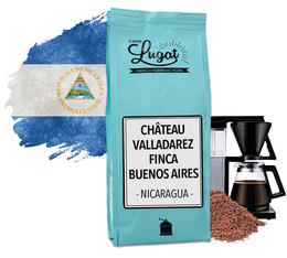 Café moulu pour cafetière filtre : Nicaragua - Château Valladarez (Finca Buenos Aires) - 250g - Cafés Lugat