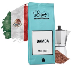 Café moulu pour cafetière italienne : Mexique - Bamba - 250g - Cafés Lugat