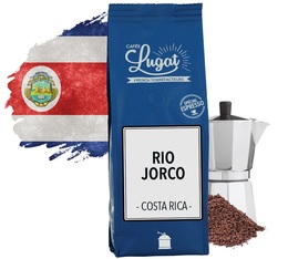Café moulu pour cafetière italienne : Costa Rica - Rio Jorco - 250g - Cafés Lugat