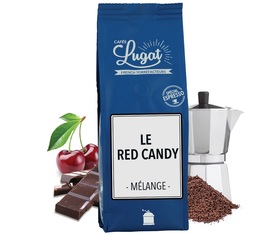 Café moulu pour cafetière italienne : Le Red Candy - 250g - Cafés Lugat